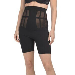 COMMANDO Black Luxe Control High Waist Shaper Shorts